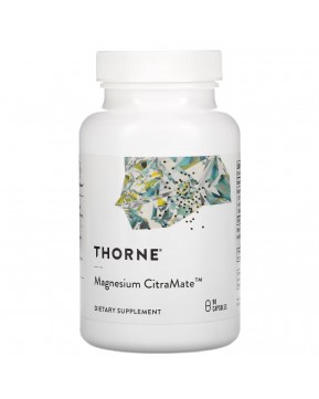 Thorne, Magnesium Citramate, добавка с магнием, 90 капсул Thorne, Magnesium Citramate, добавка с магнием, 90 капсул
